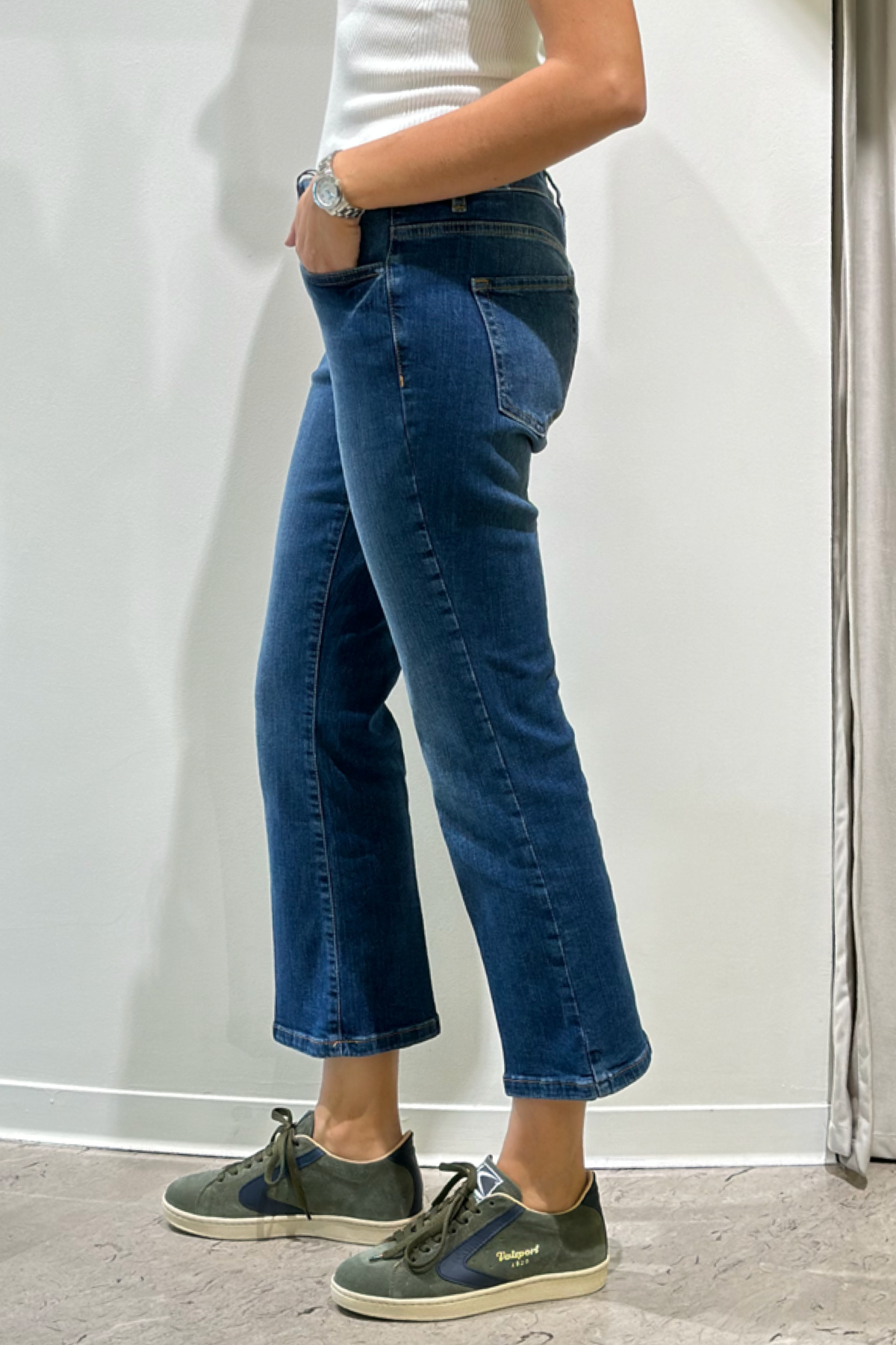Marella jeans zampetta ibisco