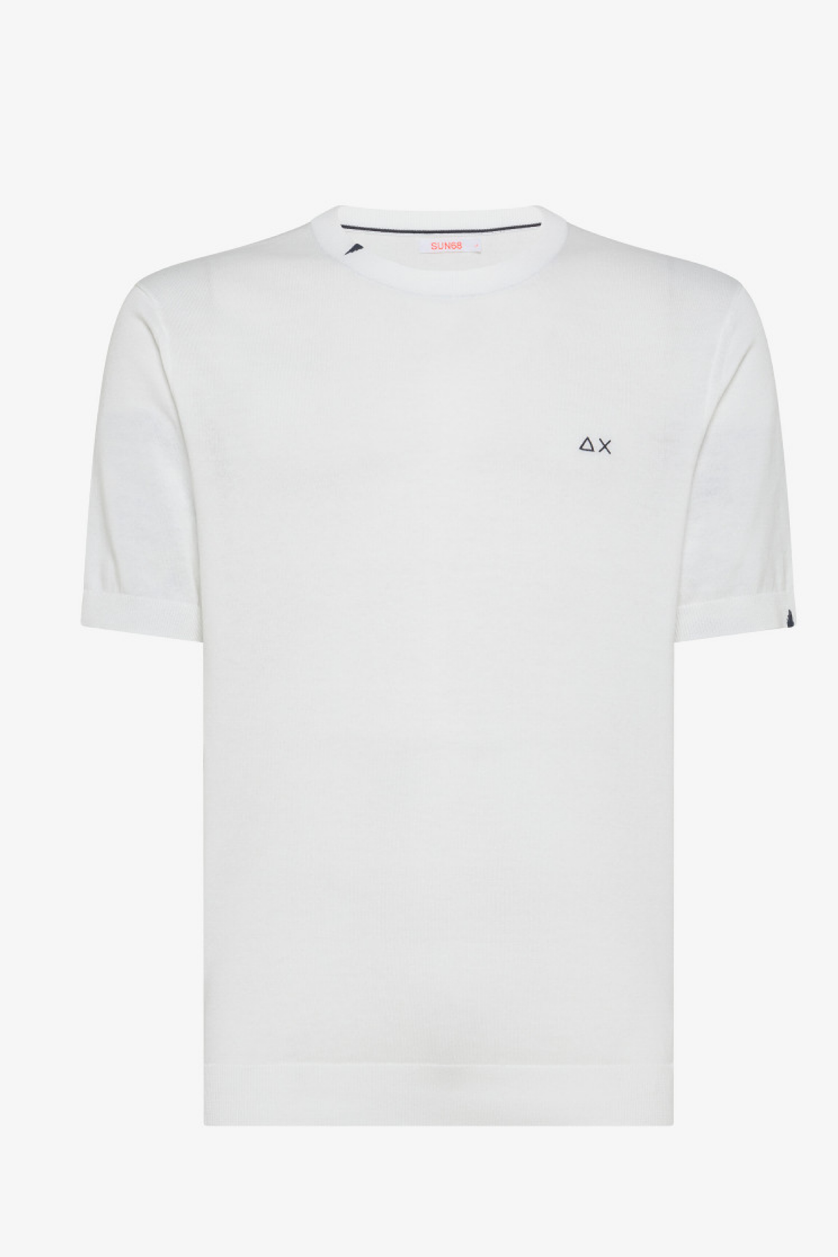 Sun68 t-shirt solid K34106 bianco
