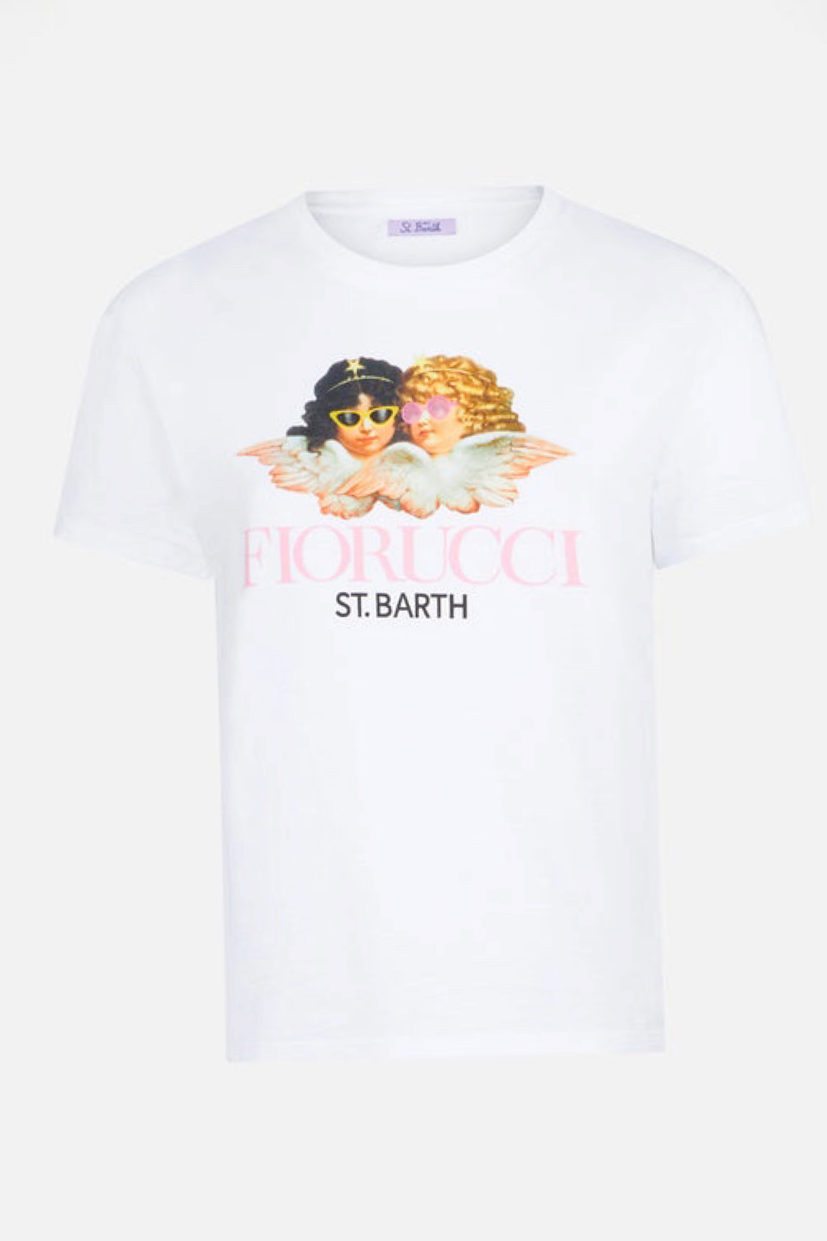 B Mc2 saint barth t-shirt in cotone fiorucci
